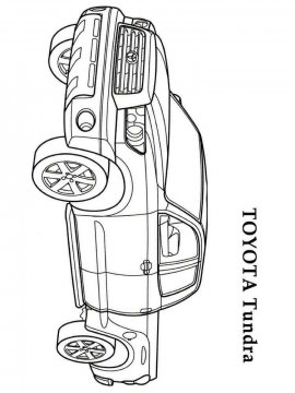 Раскраска Тойота-13