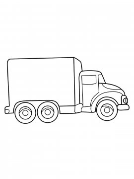 Раскраска Грузовик для детей