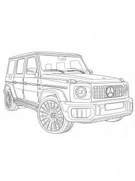 Раскраска Гелик АМГ