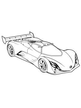 Раскраска Гиперкар