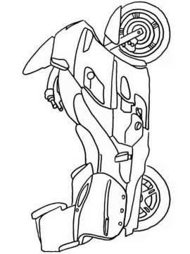 Раскраска Мотоцикл-17