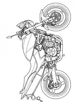 Раскраска Мотоцикл-24
