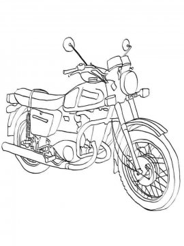 Раскраска Мотоцикл-29