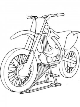 Раскраска Мотоцикл-4