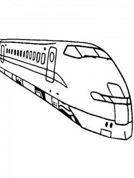 Раскраска Поезд-18