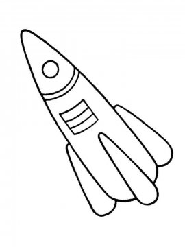 Раскраска Ракета-9