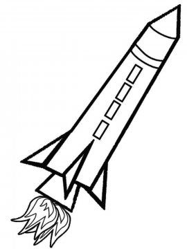 Раскраска Ракета-35
