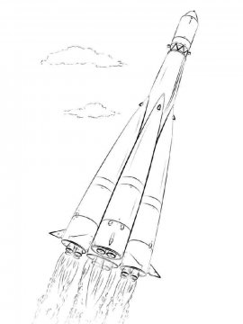 Раскраска Ракета-37