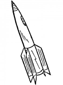 Раскраска Ракета-38