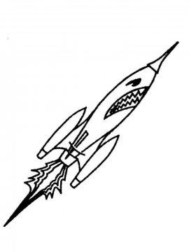 Раскраска Ракета-26