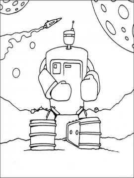 Раскраска Робот-19