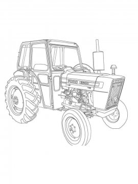 Раскраска Трактор-31