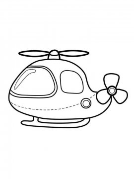 Раскраска Вертолет-25