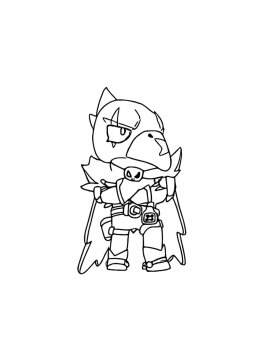 Раскраска Костяной Ворон