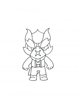 Раскраска скин Ворон-Феникс