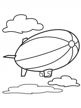 Раскраска Воздушный шар-17