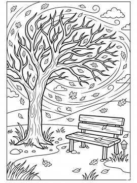 Raskraski Derevo Bez Listev 21