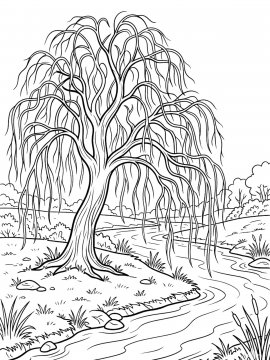 Raskraski Derevo Bez Listev 22