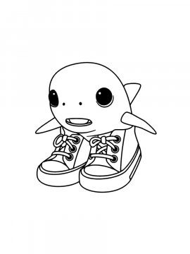 Раскраска Тралалеро Тралала