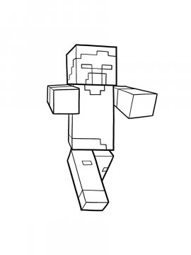 Раскраска Майнкрафт