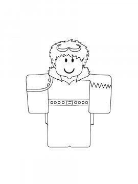 Раскраска Роблокс для детей