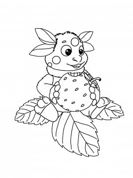 Раскраска Лунтик