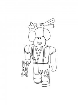 Раскраска Скин Роблокс