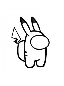 Раскраска Амонг Ас