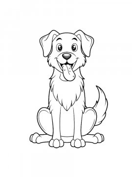 Раскраска Собака