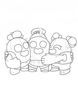 Раскраска Спайк