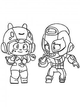 Раскраска Беа и Макс