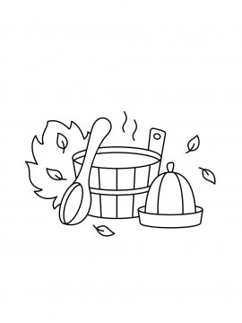 Веник, ушат и шапка