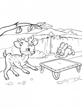 Звери с батутом