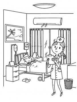 Медсестра и больной