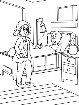 Медсестра принесла лекарство