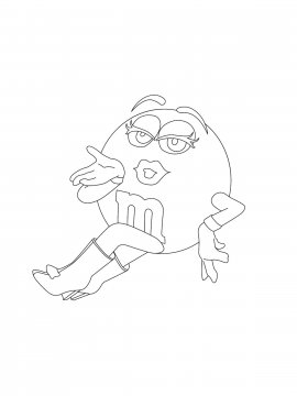 Раскраска Зеленая Эмемдемс