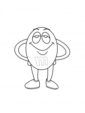 Раскраска M&M`s