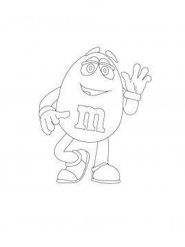 Раскраска Синий Эмемдемс