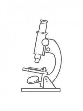 Раскраска Микроскоп 16 - Бесплатно распечатать