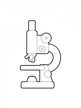 Раскраска Микроскоп 18 - Бесплатно распечатать