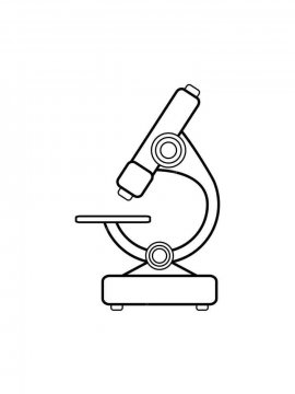 Раскраска Микроскоп 9 - Бесплатно распечатать
