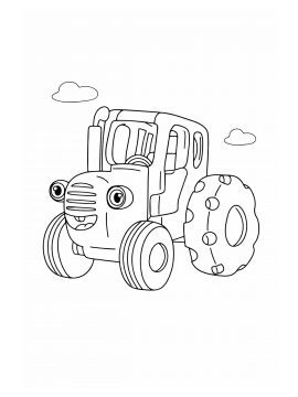 Raskraski Sinii Traktor 2