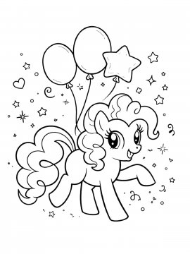 Раскраска Пинки пай