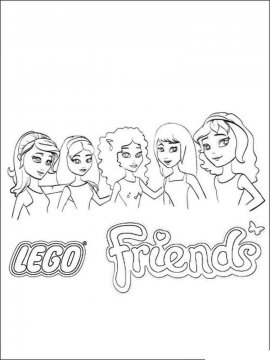 Раскраска Лего Френдс-7