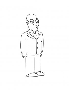 Раскраска Американский Папаша 17 - Бесплатно распечатать