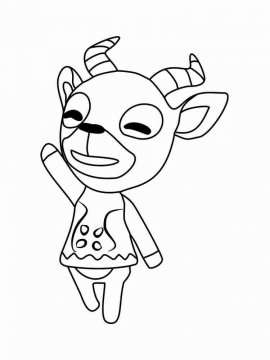 Раскраска Animal Crossing 36 - Бесплатно распечатать