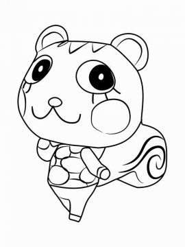 Раскраска Animal Crossing 56 - Бесплатно распечатать