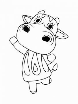 Раскраска Animal Crossing 86 - Бесплатно распечатать