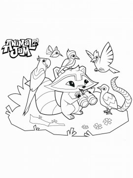 Раскраска Animal Jam 9 - Бесплатно распечатать