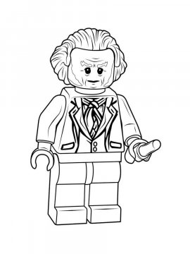 Раскраска LEGO Гарри Поттер 1 - Бесплатно распечатать